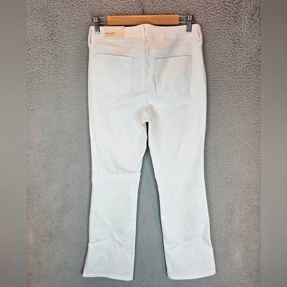 NYDJ Barbara Bootcut White Denim Jeans Sz 4 Lift & Tuck Technology Stretch - Picture 7 of 14